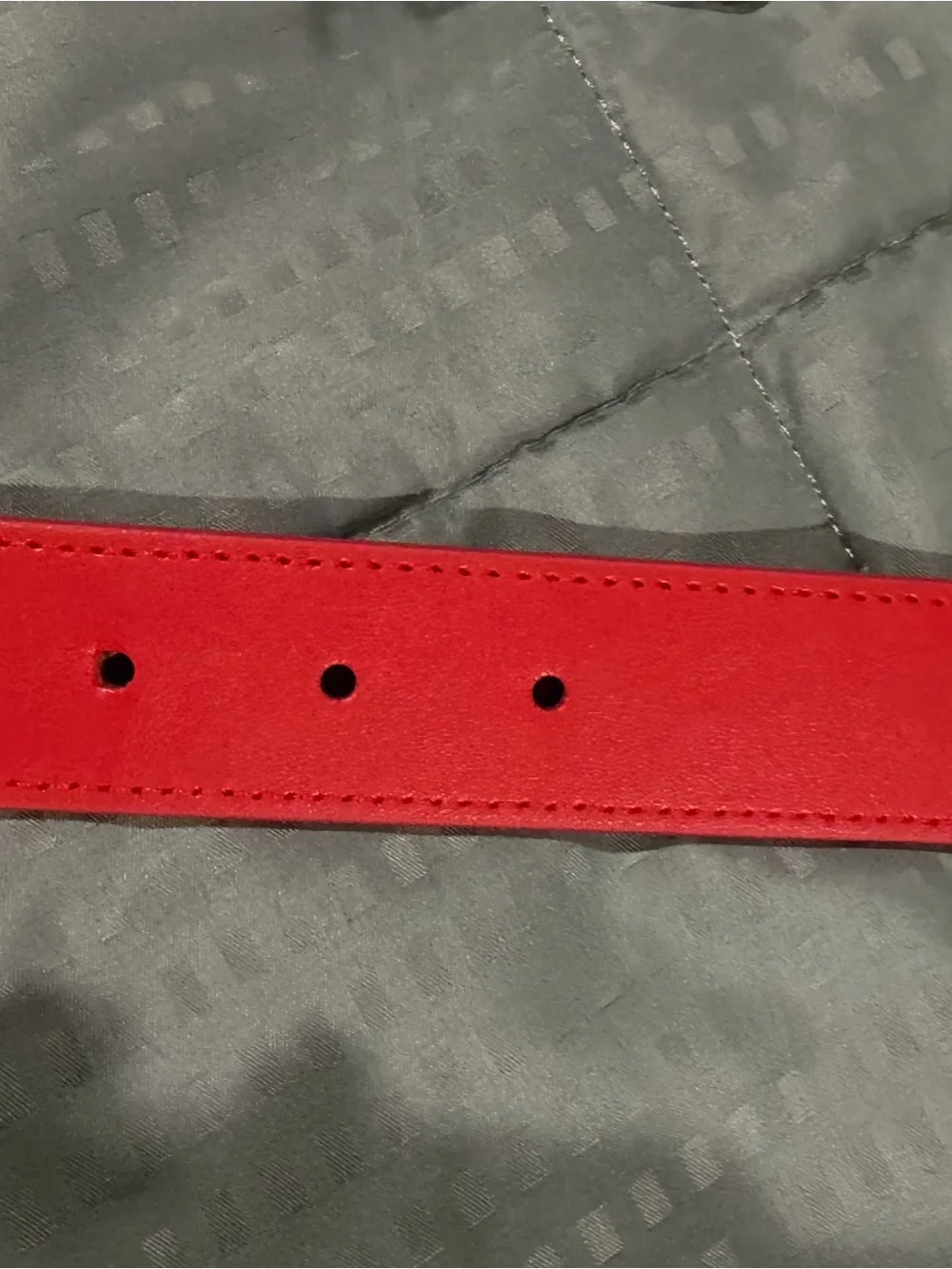Under Armour Red Fabric Strap with Metal Hardware length 38” adjustable elastic
